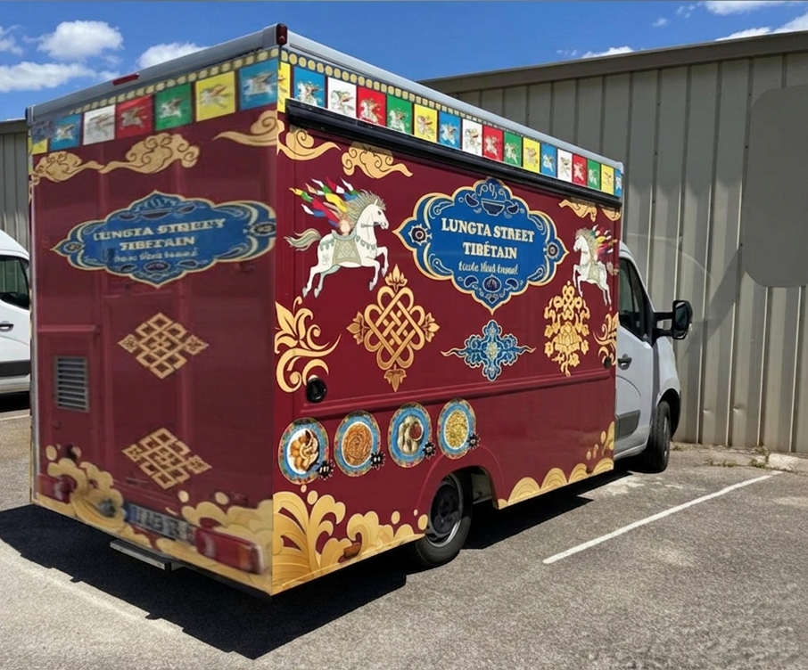 image du food truck tibétain